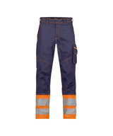Marineblauw/Fluo-oranje