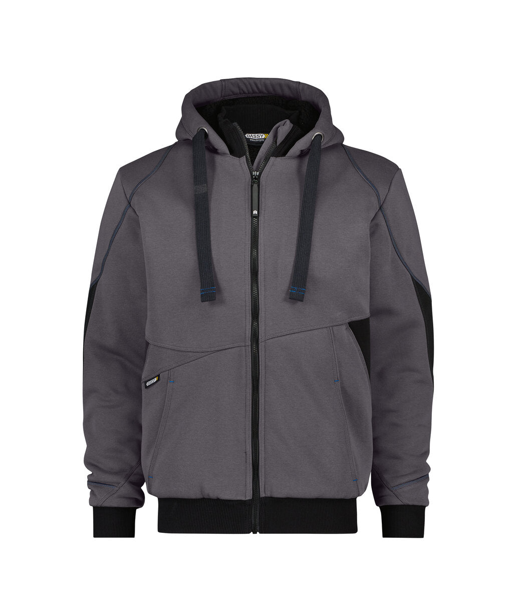Pulse 300400 sweatshirtjas - Antracietgrijs/Zwart
