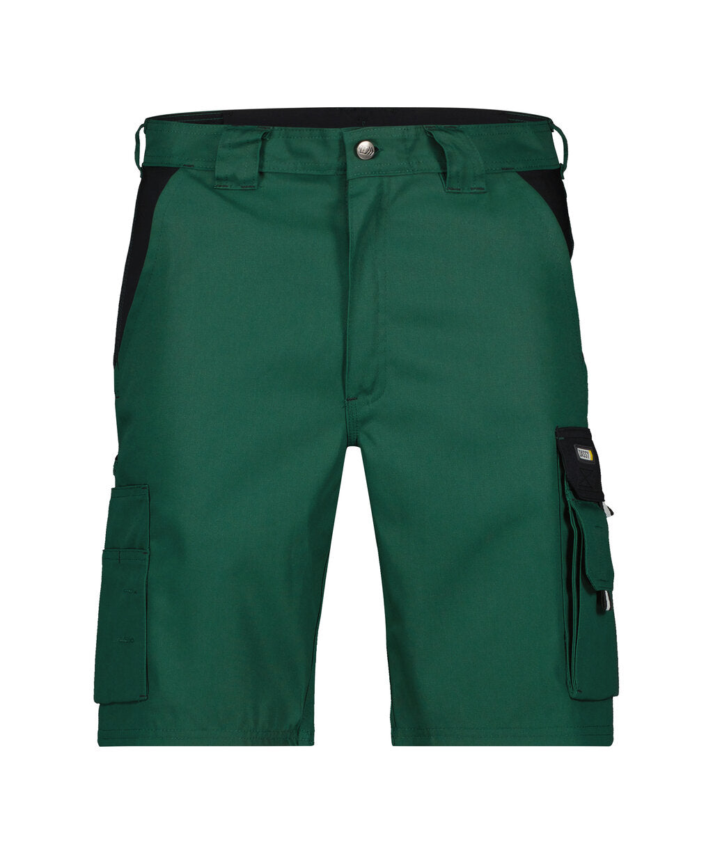 Roma 250024 tweekleurige werkshort - Flessengroen/Zwart