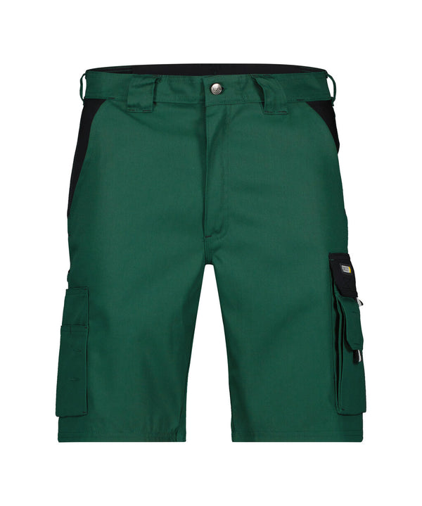 Roma 250024 tweekleurige werkshort - Flessengroen/Zwart
