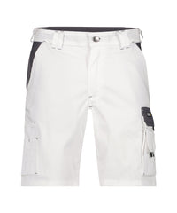Roma 250024 tweekleurige werkshort - Wit/Cementgrijs
