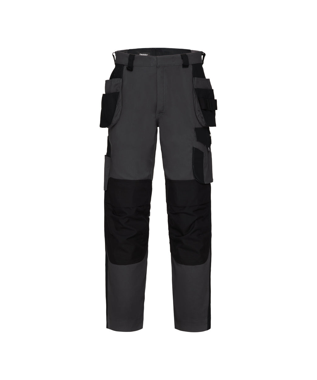 Rossi 201170 holsterzakkenbroek met kniezakken - Antracietgrijs/Zwart