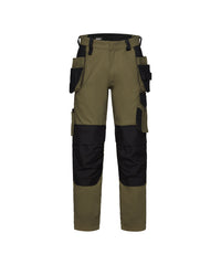 Rossi 201170 holsterzakkenbroek met kniezakken - Kakigroen/Zwart