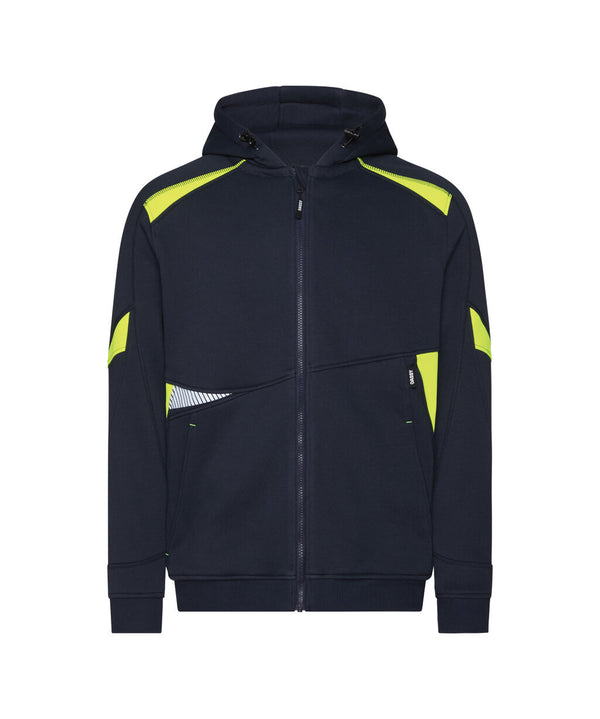 Santos 300526 hoodie (COPES86) - Nachtblauw/Fluogeel