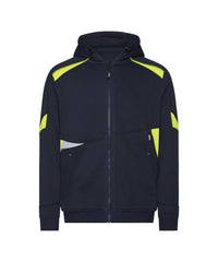 Santos 300526 hoodie (COPES80) - Nachtblauw/Fluogeel