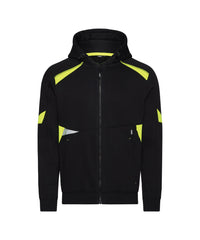 Santos 300526 hoodie (COPES86) - Zwart/Fluogeel