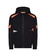 Zwart/Fluo-oranje