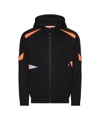 Santos 300526 hoodie (COPESRE80) - Zwart/Fluo-oranje