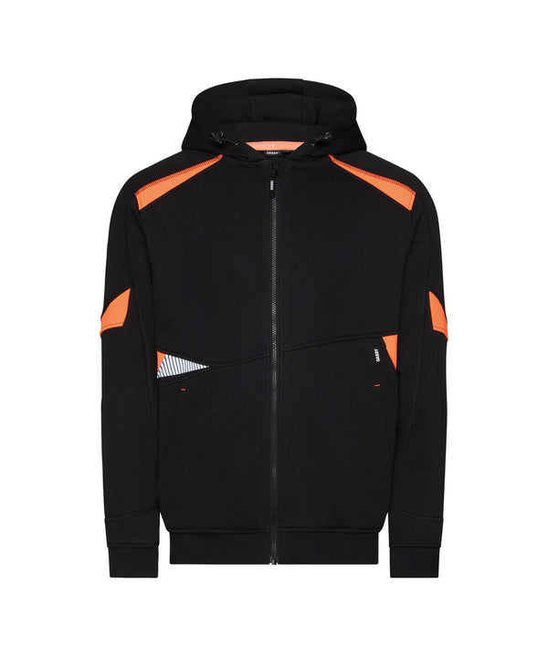 Santos 300526 hoodie (COPESRE80) - Zwart/Fluo-oranje