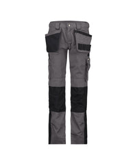 Seattle Women 200668 tweekleurige holsterzakkenbroek met kniezakken voor dames - cementgrijs-zwart