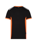 Zwart/Fluo-oranje