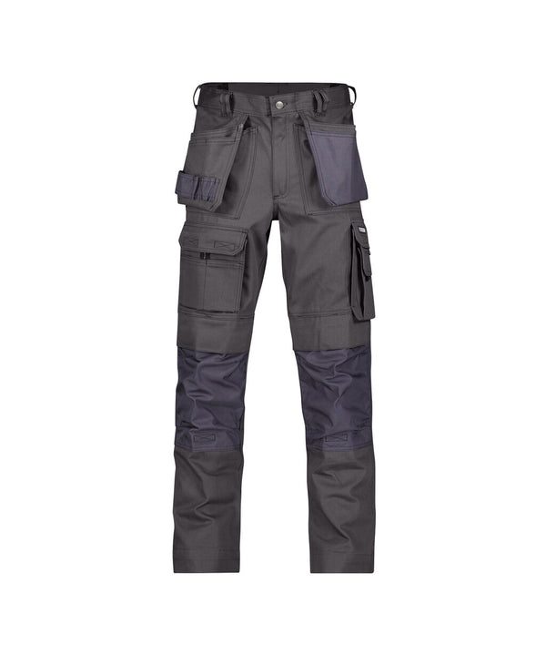 Texas 200595 canvas holsterzakkenbroek met kniezakken - Cementgrijs