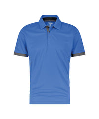 Traxion 710026 polo - Azuurblauw/Antracietgrijs