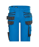 Azuurblauw/Antracietgrijs