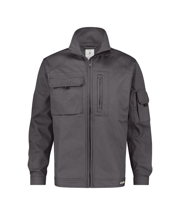 Tulsa 300259 canvas werkvest - Cementgrijs