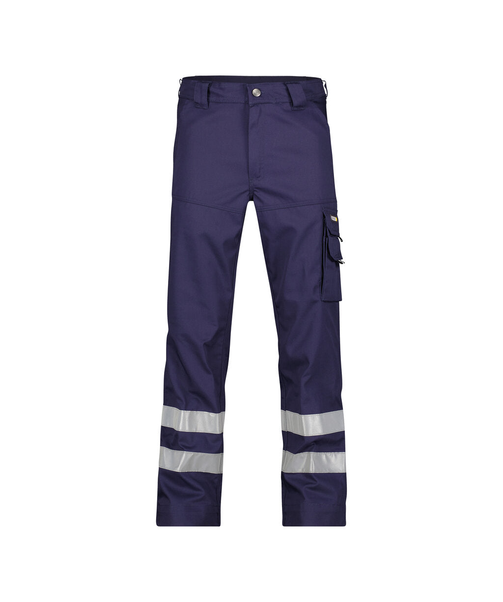 Vegas 200822 werkbroek met reflecterende banden - Marineblauw