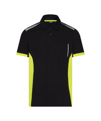 Veracruz 710055 polo - Zwart/Fluogeel