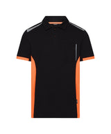 Zwart/Fluo-oranje