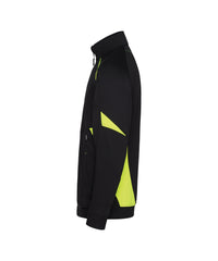 Aratu 300521 sweater (COPES86) - Zwart/Fluogeel
