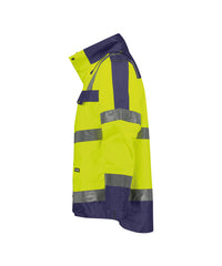 Atlantis 300346 hogezichtbaarheidsparka - Fluogeel/Marineblauw