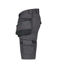 Aurax 250111 holsterzakkenshort met stretch - Antracietgrijs/Zwart