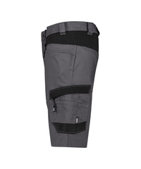 Axis Next 250112 werkshort met stretch - Antracietgrijs/Zwart