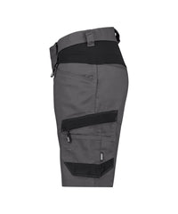 Axis Next Women 250113 werk short met stretch voor dames - Antracietgrijs/Zwart