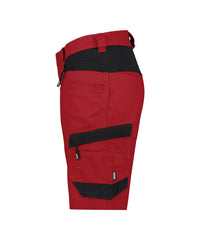 Axis Next Women 250113 werk short met stretch voor dames - Rood/Zwart