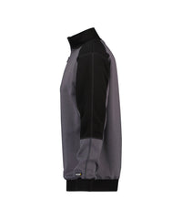 Basiel 300358 tweekleurige sweater - Cementgrijs/Zwart