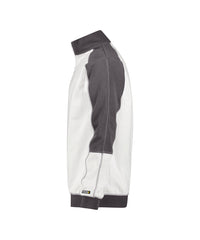 Basiel 300358 tweekleurige sweater - Wit/Cementgrijs