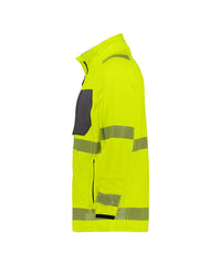 Camden 300504 hogezichtbaarheidsmidlayerjacket - Fluogeel/Cementgrijs