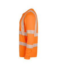 Carterville 710037 hogezichtbaarheids-uv-T-shirt met lange mouwen (COPESRE53) - Fluo-oranje