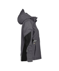 Gravity Women 300473 softshelljas voor dames - antracietgrijs-zwart