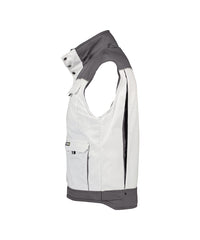 Hulst 350051 tweekleurige bodywarmer - Wit/Cementgrijs