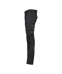 Impax 201038 stretch werkbroek met kniezakken - Zwart