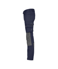 Impax 201038 stretch werkbroek met kniezakken - Nachtblauw/Antracietgrijs