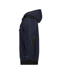 Indy 300318 sweater met kap - Nachtblauw/Zwart