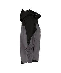 Jakarta 300336 tweekleurige softshelljas - Cementgrijs/Zwart