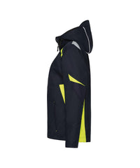 Kalama Women 300547 softshelljas voor dames (PES21) - Nachtblauw/Fluogeel