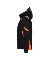 Kalama Women 300547 softshelljas voor dames (PESRE21) - Zwart/Fluo-oranje