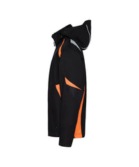 Kalama 300522 softshelljas (PESRE21) - Zwart/Fluo-oranje