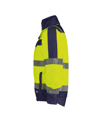 Lima 500120 hogezichtbaarheidswinterjas - Fluogeel/Marineblauw