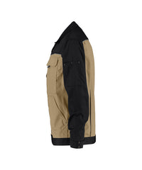 Lugano 300183 tweekleurige werkvest - Beige/Zwart