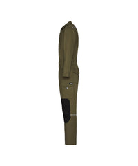 Moneo 100416 overall met kniezakken - Kakigroen/Zwart