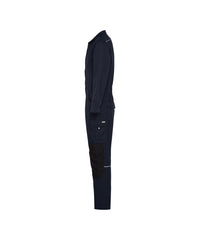 Moneo 100416 overall met kniezakken - Nachtblauw/Zwart