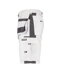 Monza 250012 tweekleurige holsterzakkenshort - Wit/Cementgrijs