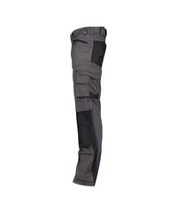 Nova 200846 werkbroek met kniezakken - Antracietgrijs/Zwart