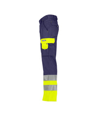 Omaha 200620 hogezichtbaarheidsbroek (PESCO64) - Marineblauw/Fluogeel