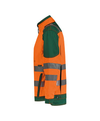 Orlando 300367 hogezichtbaarheidsvest - Fluo-oranje/Flessengroen
