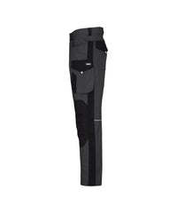 Ponti Flex 201207 werbroek met stretch en kniezakken - Antracietgrijs/Zwart